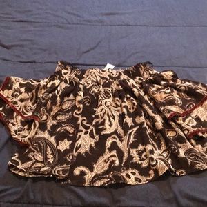 Loft off the shoulder dress crop top